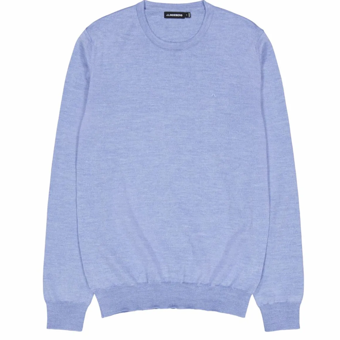 J.Lindeberg Lyle Merino Crew Neck Sweater O509 Washed Denim