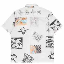 Kamar Aop Ss Shirt Light Ivory