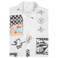 Kamar Aop Ss Shirt Light Ivory