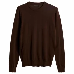 Keane Merino Crew Neck Sweater Bitter Chocolate