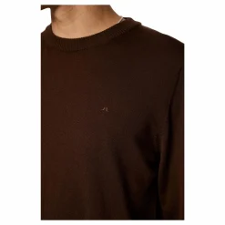 Keane Merino Crew Neck Sweater Bitter Chocolate