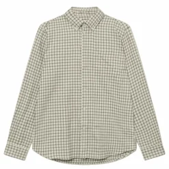 Kent Check Shirt 2.0 Ivory/light Grey Melange