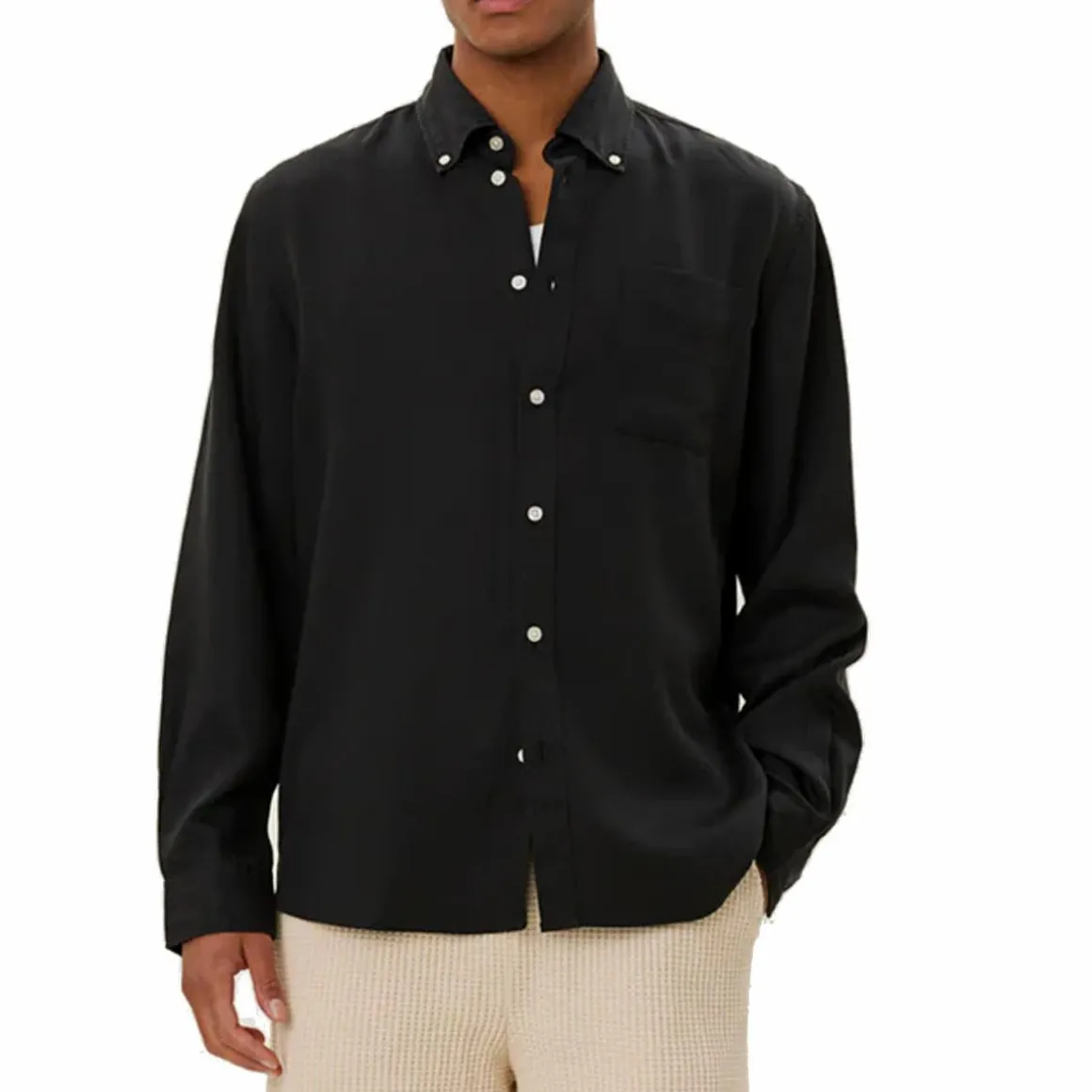 Kent Tencel Shirt Black