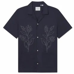 Kingsley Aoe Ss Shirt Dark Navy