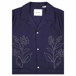 Kingsley Aoe Ss Shirt Dark Navy