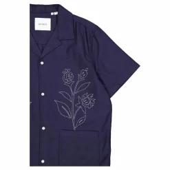 Kingsley Aoe Ss Shirt Dark Navy