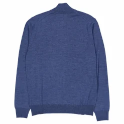 Kiyan Merino Quarter Zip Key Largo Melange
