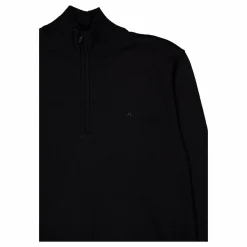 Kiyan Merino Quarter Zip Black