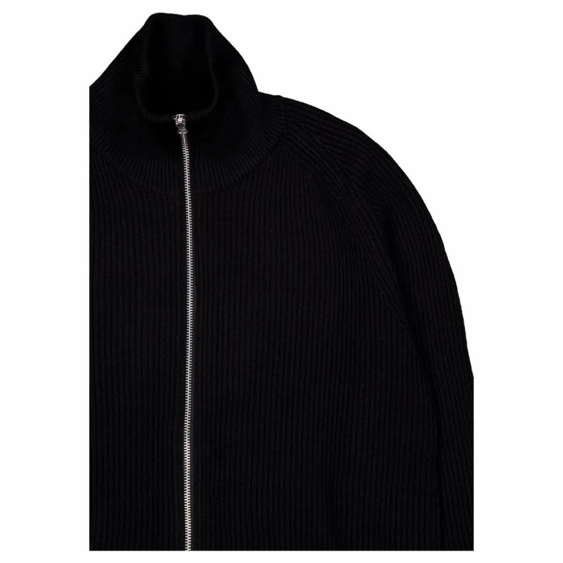 Knit Fullzip 09 Black