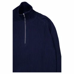 Knit Half Zip 49 Navy