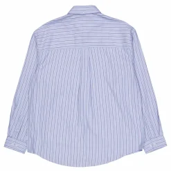 Kolton Herringbone Poplin Shir White/bel Air Blue