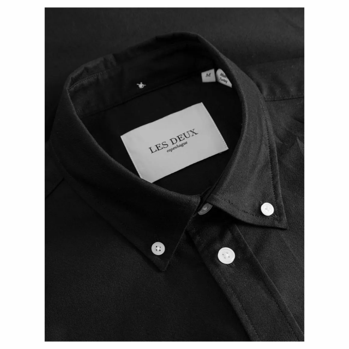 Konrad Oxford Shirt - Seasonal Black