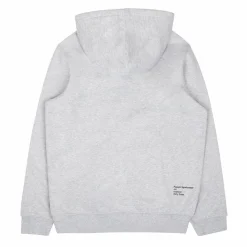 Lacoste Classic Fit Solid Hooded Sweat Silver Chine