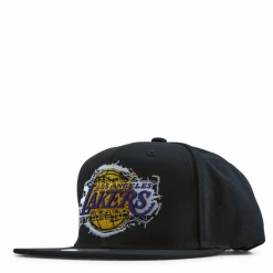 Lakers Embroidery Glitch Snapback