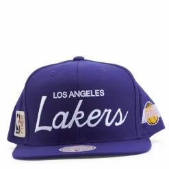 Lakers Vintage Draft Script Snapback