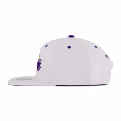 Lakers White Team Color Snapback