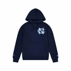 Left Chest Logo Hoodie Navy