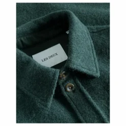 Lennon Bouclé Overshirt Pine Green