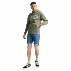 Les Deux Crane Hoodie Lichen