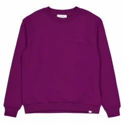 Les Deux Crew Sweatshirt Dark Purple