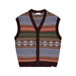 Les Deux Hordur Fair Isle Vest Mountain