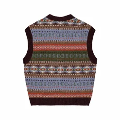 Les Deux Hordur Fair Isle Vest Mountain