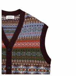 Les Deux Hordur Fair Isle Vest Mountain