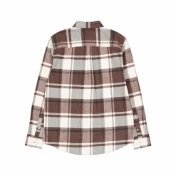 Les Deux Jeremy Flannel Shirt Dusty Teak