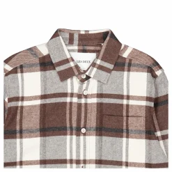 Les Deux Jeremy Flannel Shirt Dusty Teak