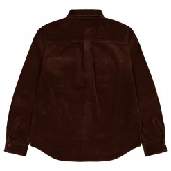 Les Deux Kody Heavy Corduroy Overshirt Ebony