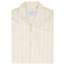 Les Deux Lawson Stripe Ss Shirt lemon Sorbet