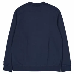Loopback Embroidered Crew Neck Z271 Dark Navy