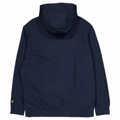 Loopback Embroidered Hoodie Z271 Dark Navy