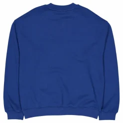 Loose Fit Badge Accent Sweatsh Hbm Blue