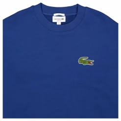 Loose Fit Badge Accent Sweatsh Hbm Blue