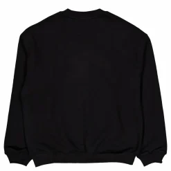 Loose Fit Badge Accent Sweatsh 031 Black