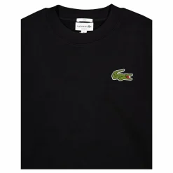 Loose Fit Badge Accent Sweatsh 031 Black