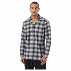 L/s Button Down Ck Shadow Plaid_black