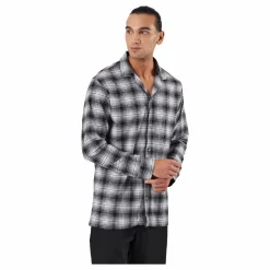 L/s Button Down Ck Shadow Plaid_black