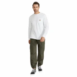 L/s Pocket T-shirt Cotton Sing