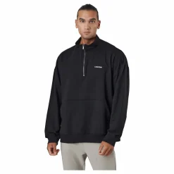 L/s Quarter Zip Black