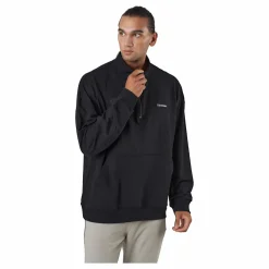 L/s Quarter Zip Black