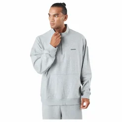 L/s Quarter Zip Grey Heather