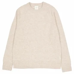 Luxury Wool Cn Sweater Adl Stony Beige Heather