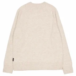 Luxury Wool Cn Sweater Adl Stony Beige Heather