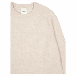 Luxury Wool Cn Sweater Adl Stony Beige Heather