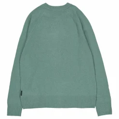 Luxury Wool Cn Sweater Ced Dark Forest