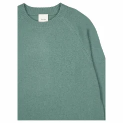 Luxury Wool Cn Sweater Ced Dark Forest