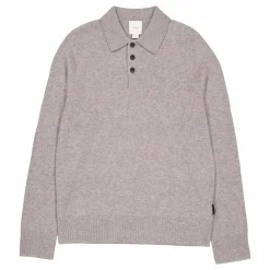 Luxury Wool Ls Polo Pkh Mid Grey Heather