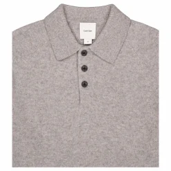 Luxury Wool Ls Polo Pkh Mid Grey Heather